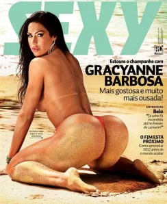 Revista Sexy Gracyanne Barbosa nua mostrando todas suas curvas